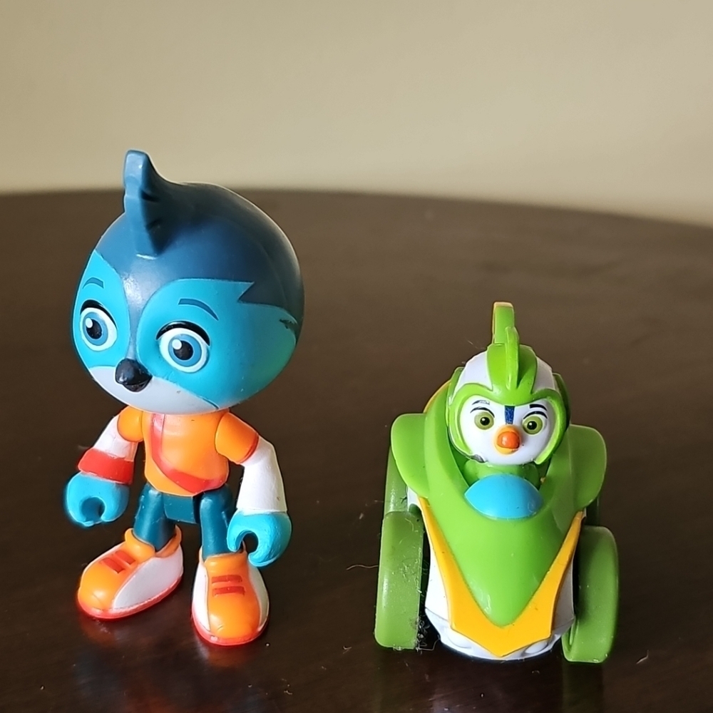 TOP WING 3.5” Figure Lot(2) Nickelodeon- Swift & Brody. Nick Jr. 2018 Playskool